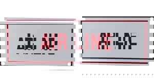 6 x 2 in. Air Line Fire Sprinkler Sign