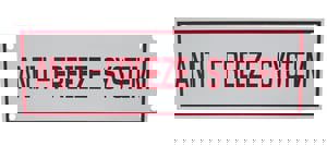6 x 2 in. Anti-Freeze Fire Sprinkler Sign