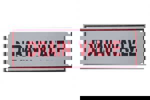 6 x 2 in. Drain Valve Fire Sprinkler Sign