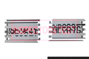 6 x 2 in. Inspectors Test Fire Sprinkler Sign