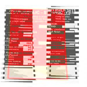 5 x 7 in. Vinyl Fire Sprinkler Sign