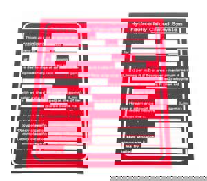 8-1/2 x 11 in. Aluminum Fire Sprinkler Sign