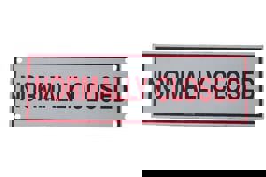 6 x 2 in. Normally Closed Fire Sprinkler Sign