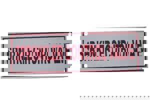 6 x 2 in. Control Valve Fire Sprinkler Sign