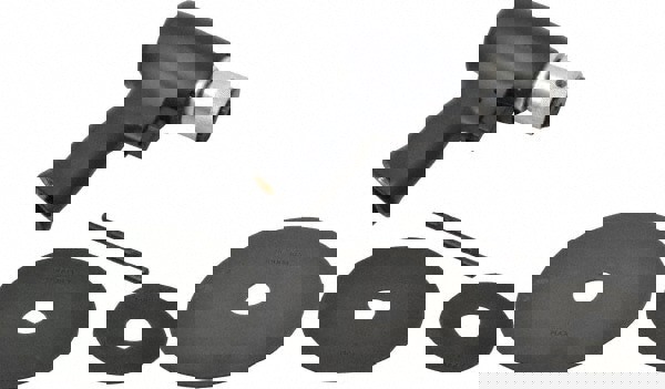 Air Handheld Disc Sander: 5'' Pad Dia, 20,000 RPM