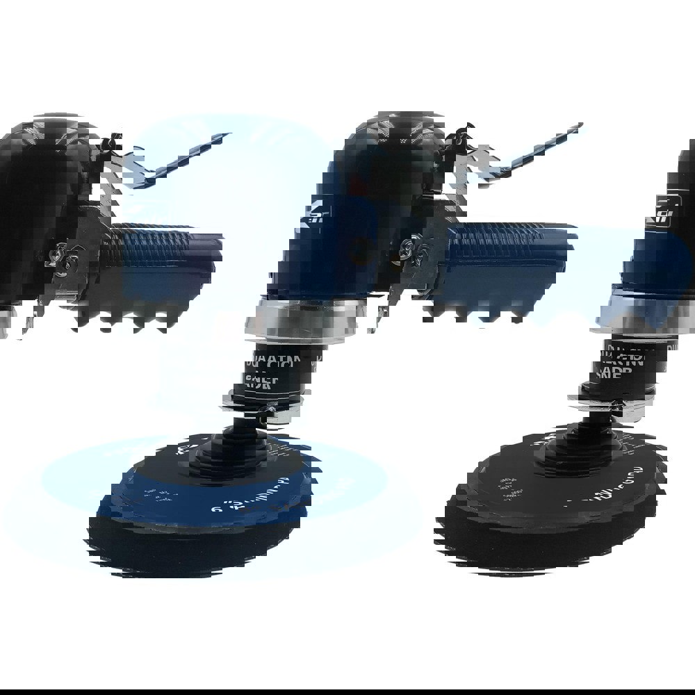 Air Orbital Sanders; Sander Type: Dual Action ; Pad Shape: Round ; Round Pad Size (Inch): 6 ; Random Orbital: Yes ; Orbits per Minute: 10000 ; Air Pressure (psi): 90.00