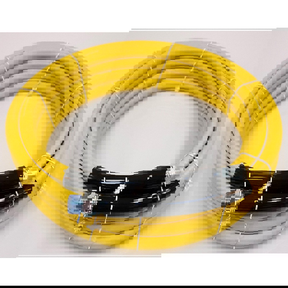 50' Long, 3/8 Male Rigid x Male Swivel, -20 to 200&deg;F, Nitrile High Temp & High Pressure Hose