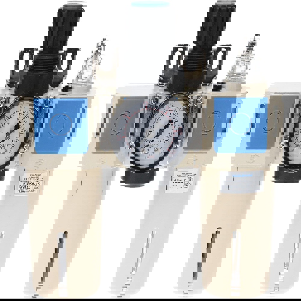 FRL Combination Unit: 1/4 NPT, Compact w