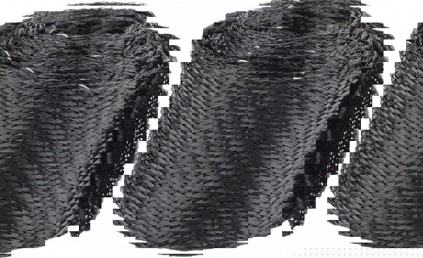 10 Ft. Long, Black and White Braided Expandable Cable Sleeve