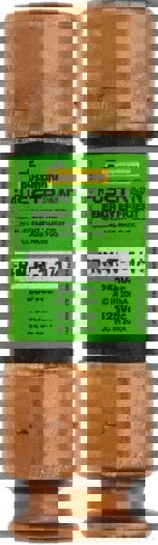 Cartridge Time Delay Fuse: RK5, 1.25 A, 50.8 mm OAL, 14.3 mm Dia