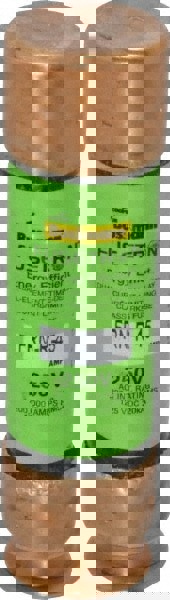 Cartridge Time Delay Fuse: RK5, 45 A, 76.2 mm OAL, 20.6 mm Dia