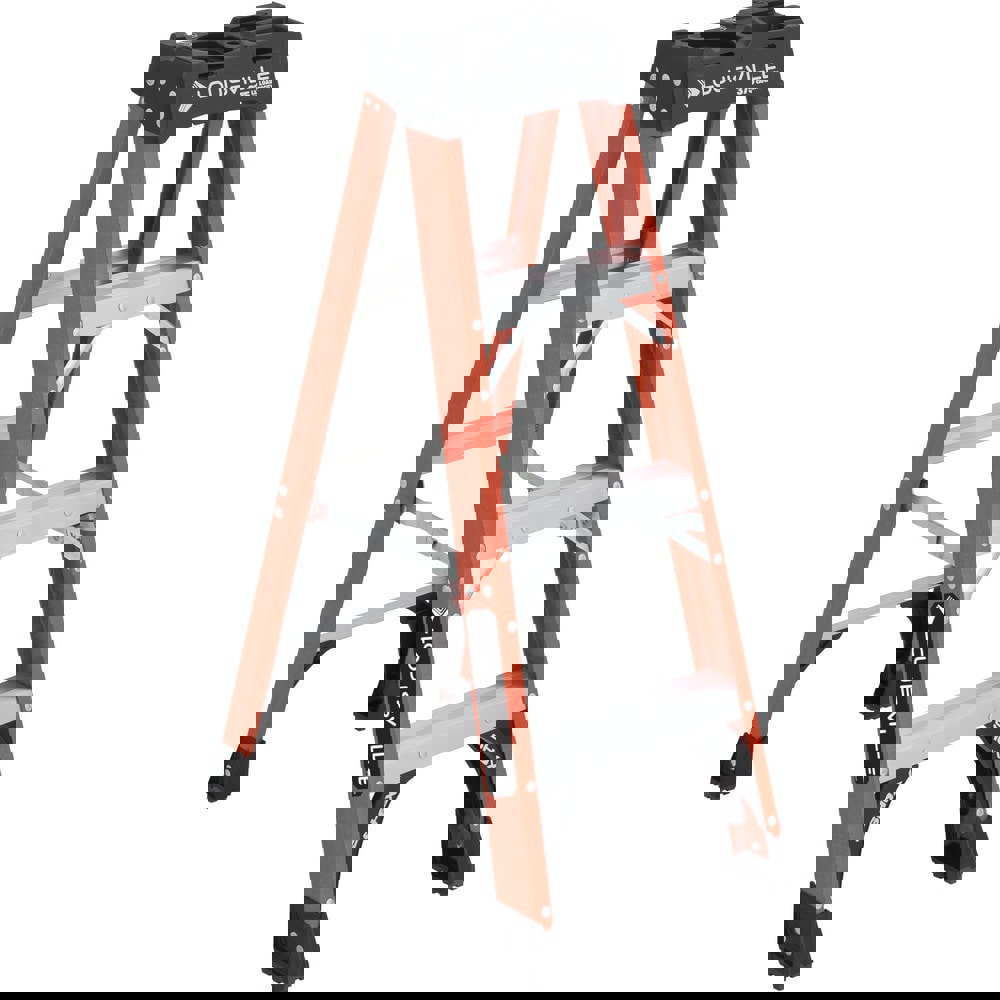 4-Step Fiberglass Step Ladder: Type IAA, 4' High