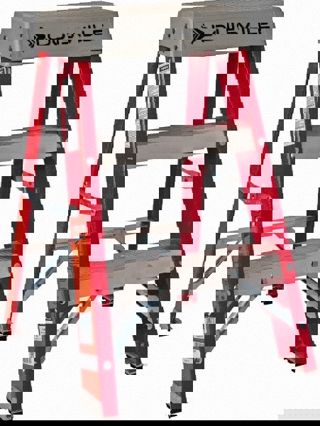 2-Step Fiberglass Step Ladder: Type IA, 2' High