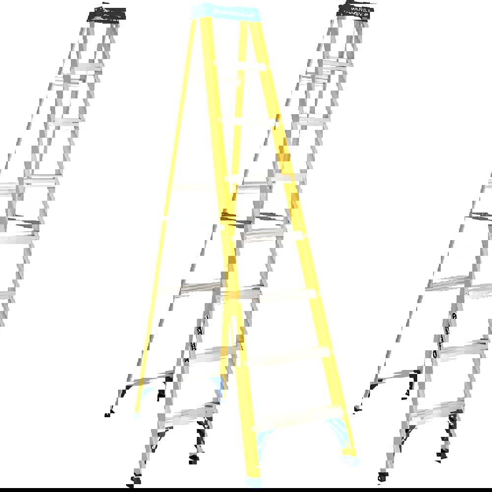 3-Step Fiberglass Step Ladder: Type I, 4' High