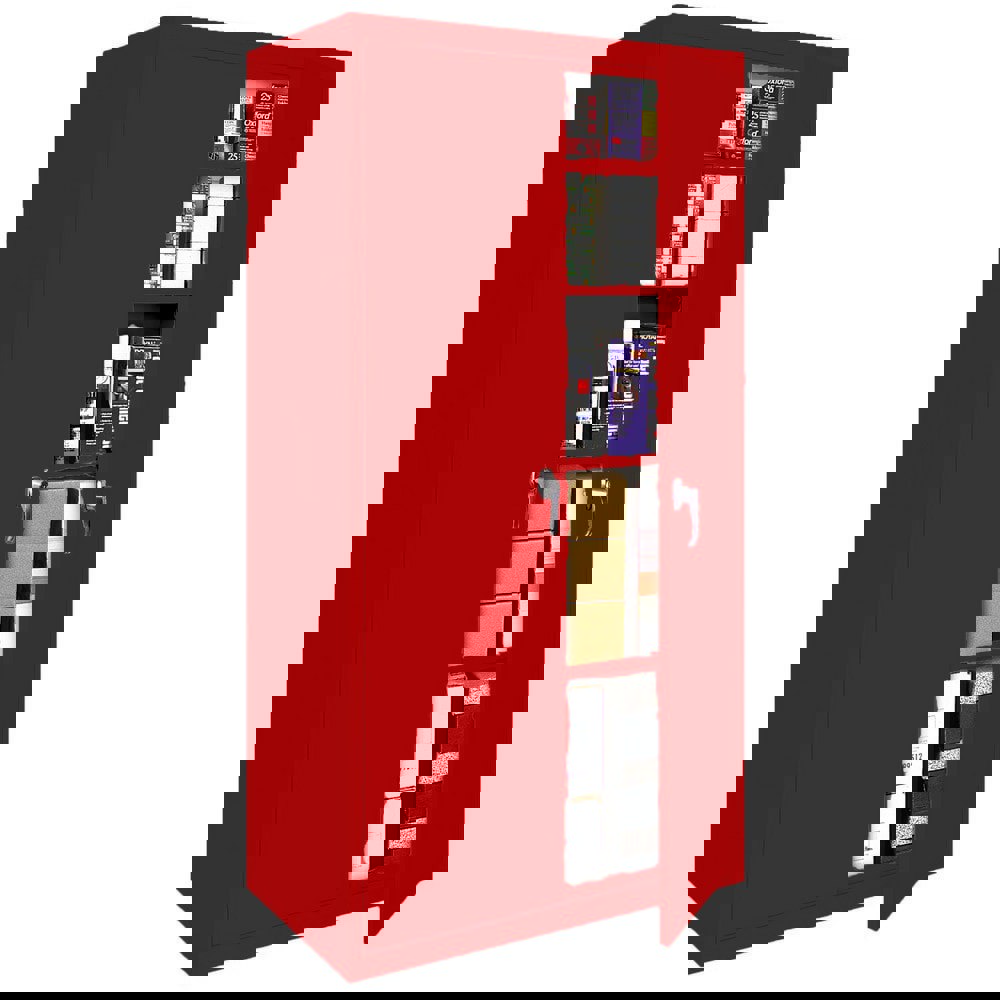 Storage Cabinets; Cabinet Type: Fixed Shelf; Lockable Storage ; Cabinet Material: Steel ; Width (Inch): 30in ; Depth (Inch): 18in ; Cabinet Door Style: Standard ; Height (Inch): 72in