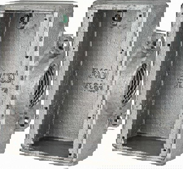 Electrical Device Box: Iron, Rectangle, 2-3/4