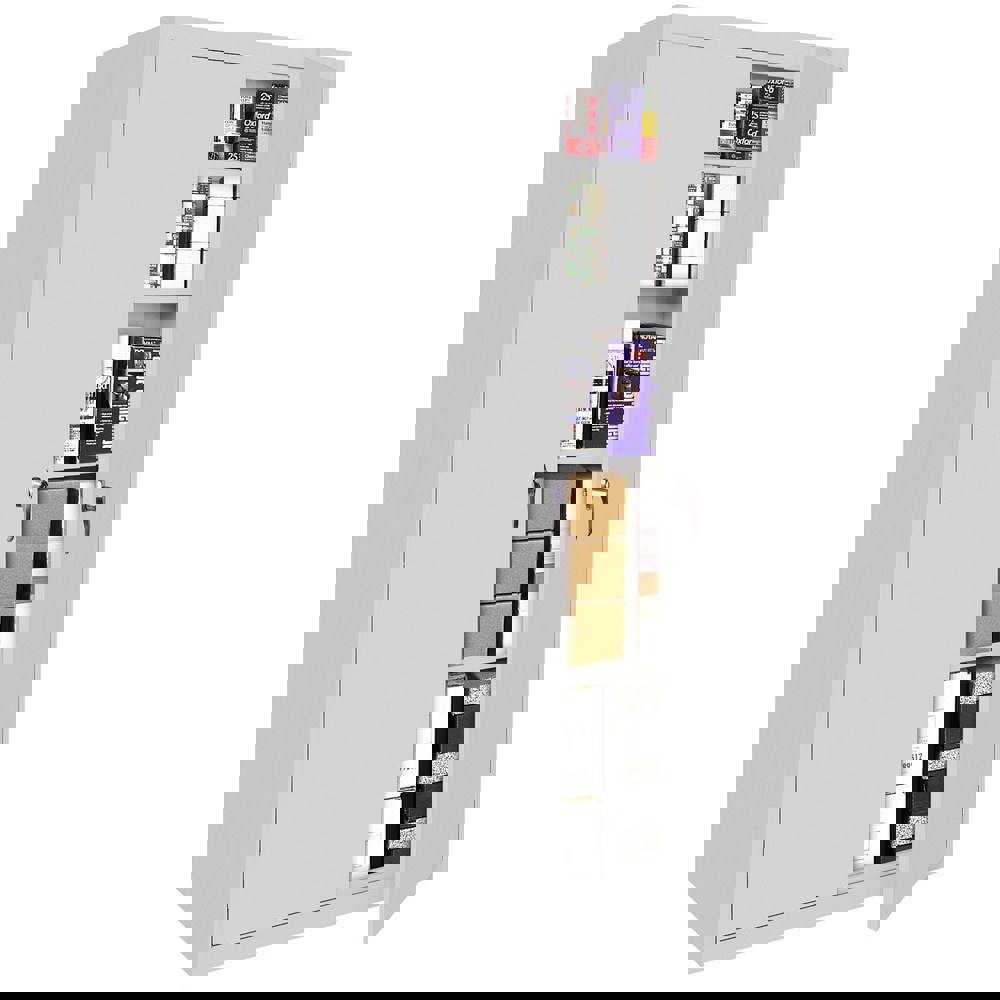 Storage Cabinets; Cabinet Type: Lockable Welded Storage Cabinet ; Cabinet Material: Steel ; Cabinet Door Style: Flush ; Locking Mechanism: Keyed ; Assembled: Yes ; Mounting Location: Free Standing