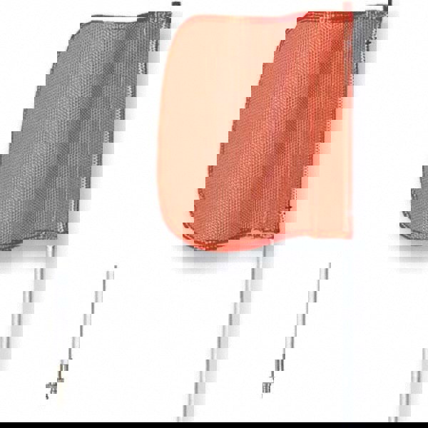 Marking Flags; Type: Non-Lighted Warning Whip ; Message or Pattern: Reflective X ; Color: Orange; White ; Overall Height (Inch): 72 ; Overall Height (Feet): 6.00 ; Flag Height (Inch): 12