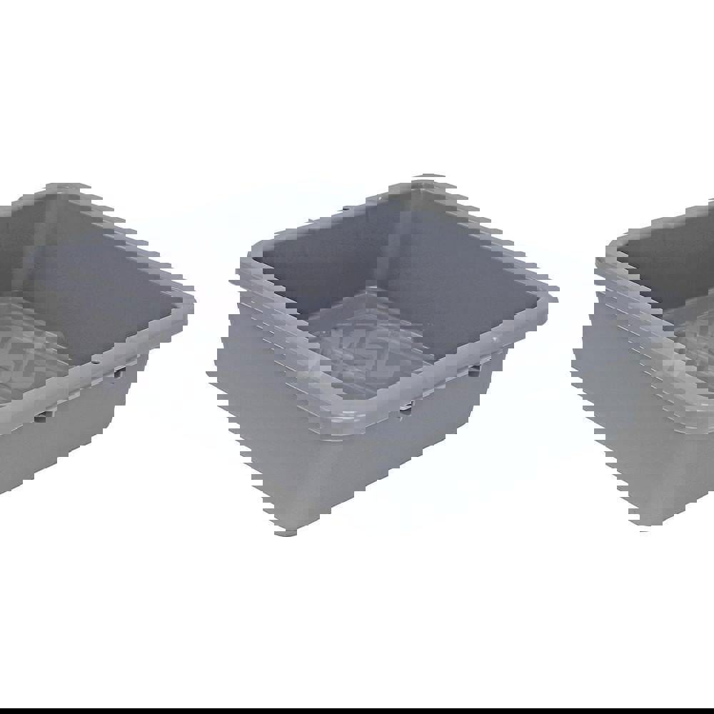 Tub: Polypropylene, 1.6 gal