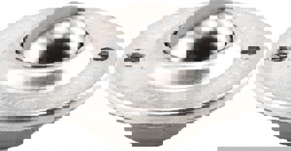 Ball Transfer: 25.4 mm Ball Dia, Carbon Steel, Round Base