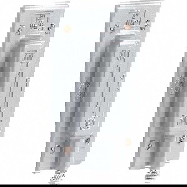 Wall Plates; Wall Plate Type: Switch Plates ; Color: Gray ; Wall Plate Configuration: Blank Center Panel ; Material: Aluminum ; Shape: Rectangle ; Wall Plate Size: Standard