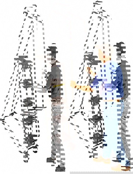 6-Step Steel Step Ladder: 93