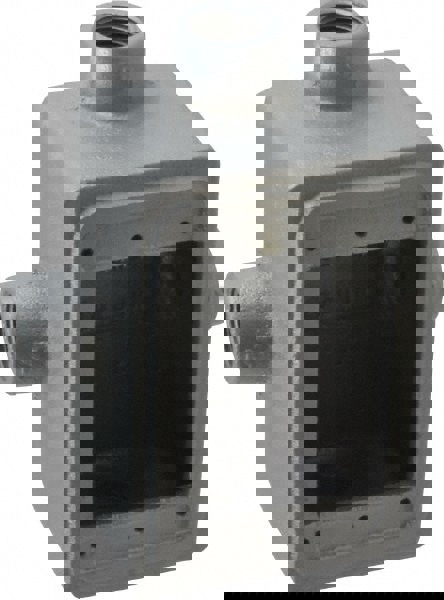 Electrical Device Box: Iron, Rectangle, 1 Gang