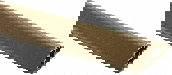 Floor Cable Cover: Polyvinylchloride, 1 Channel, 1/2