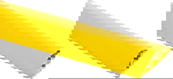 Floor Cable Cover: Polyvinylchloride, 1 Channel, 1/2