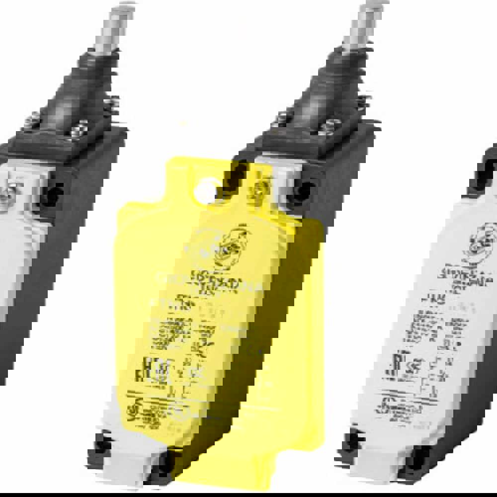 General Purpose Limit Switch: 1NO/1NC, Plunger, Top