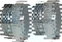 3/8 Thread, Steel, Zinc Plated, Filter Vent