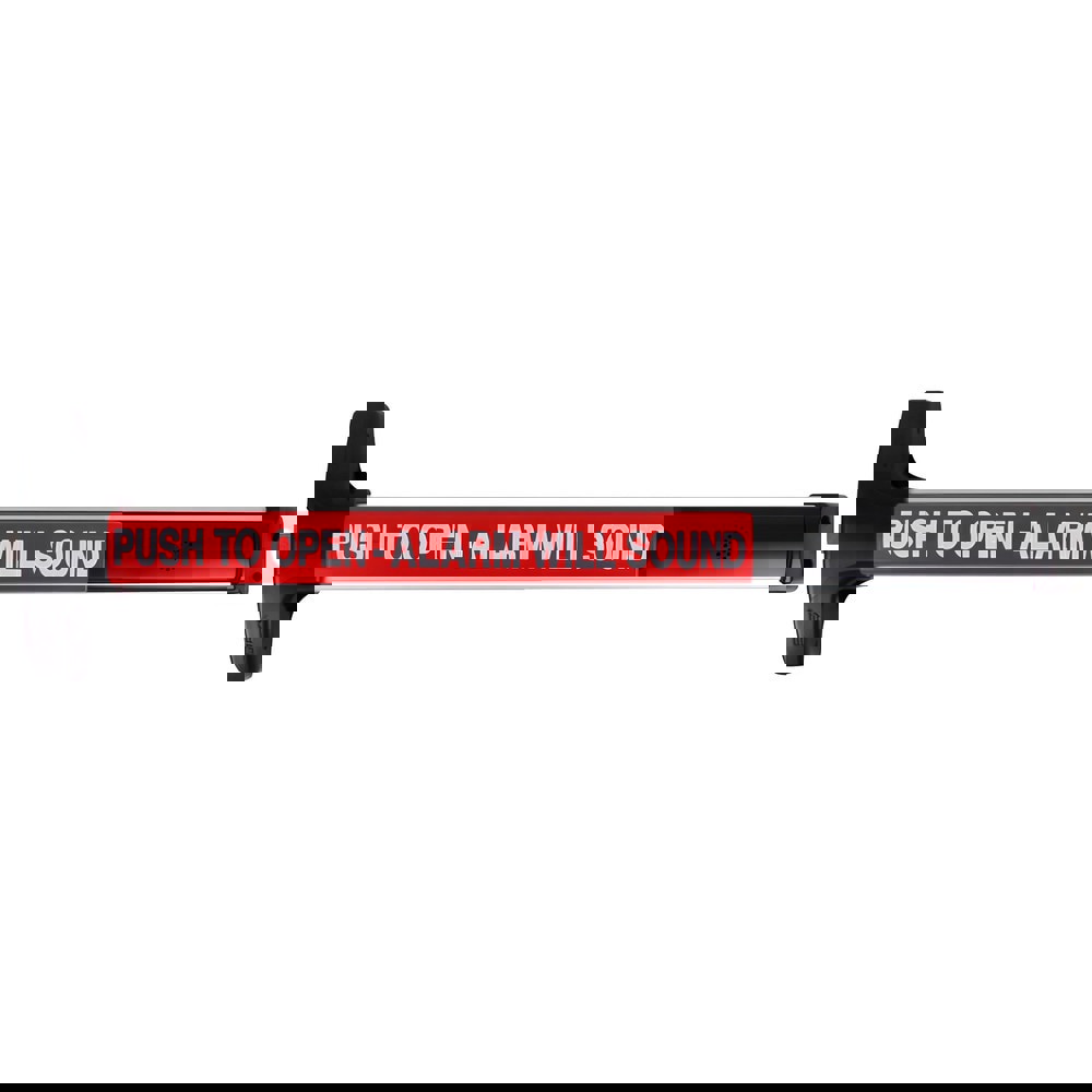 Push Bars; Material: Metal ; Locking Type: Exit Device Only ; Finish/Coating: Satin Aluminum; Clear Anodized ; Maximum Door Width: 3ft ; Minimum Door Width: 33ft