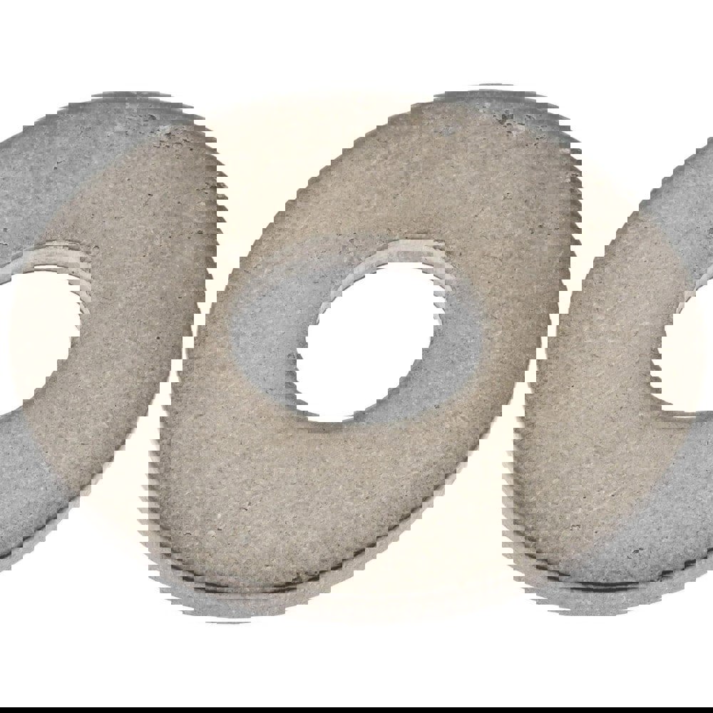 M10 Screw Fender Flat Washer: Grade 18-8 Stainless Steel, Plain Finish