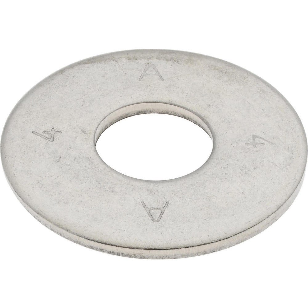 M20 Screw Fend Flat Washer: Grade 316 Stainless Steel, Plain Finish