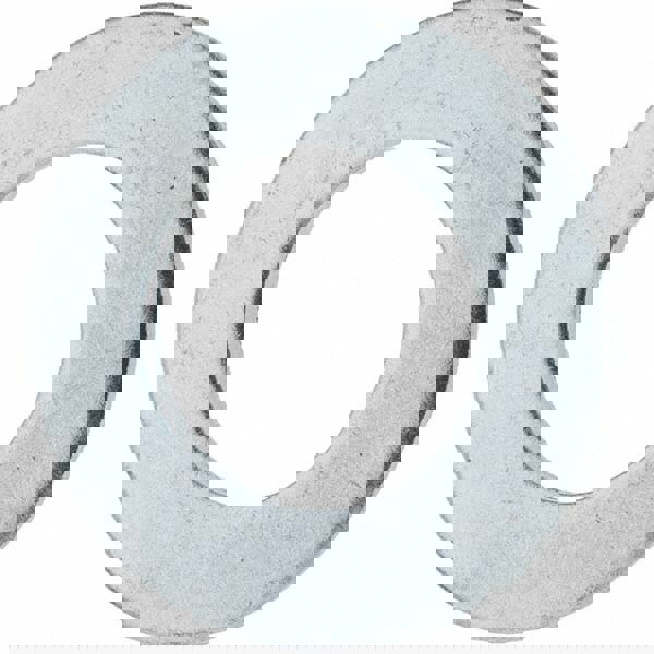 M30 Screw Standard Flat Washer: Steel, Zinc-Plated