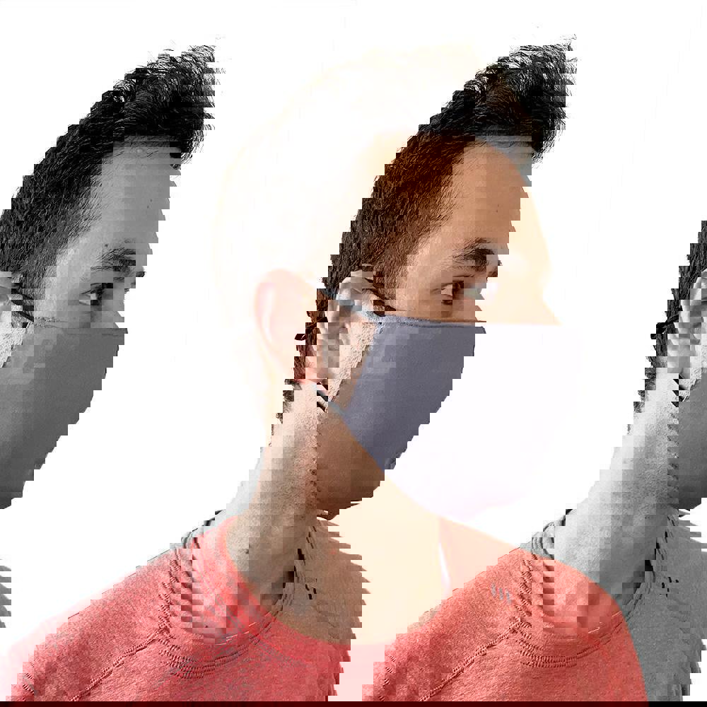 Disposable Washable Mask: Gray, Size Universal