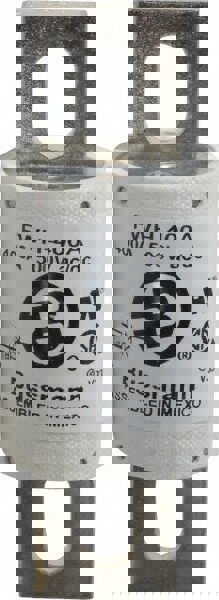 Cartridge Fast-Acting Fuse: 400 A, 4-11/32