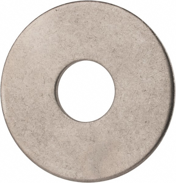 M14 Screw Fender Flat Washer: Grade 18-8 Stainless Steel, Plain Finish