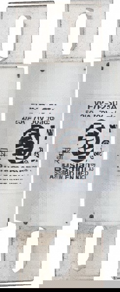 Cartridge Fast-Acting Fuse: 250 A, 5-3/32