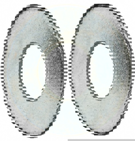 #4 Screw SAE Flat Washer: Steel, Zinc Finish