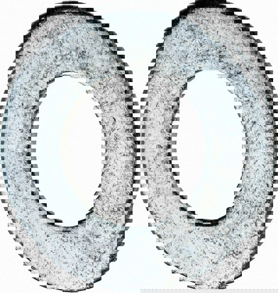 9/16 in Screw SAE Flat Washer: Steel, Zinc Finish