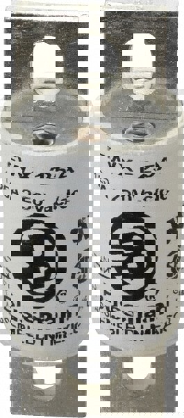 Flush End Fast-Acting Fuse: 125 A, 3-1/8