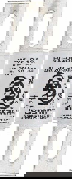 Flush End Fast-Acting Fuse: 400 A, 3-27/32