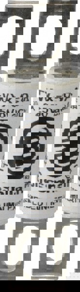 Flush End Fast-Acting Fuse: 50 A, 3-3/16