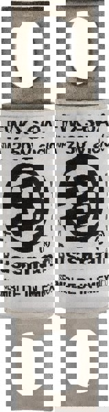 Flush End Fast-Acting Fuse: 60 A, 3-3/16