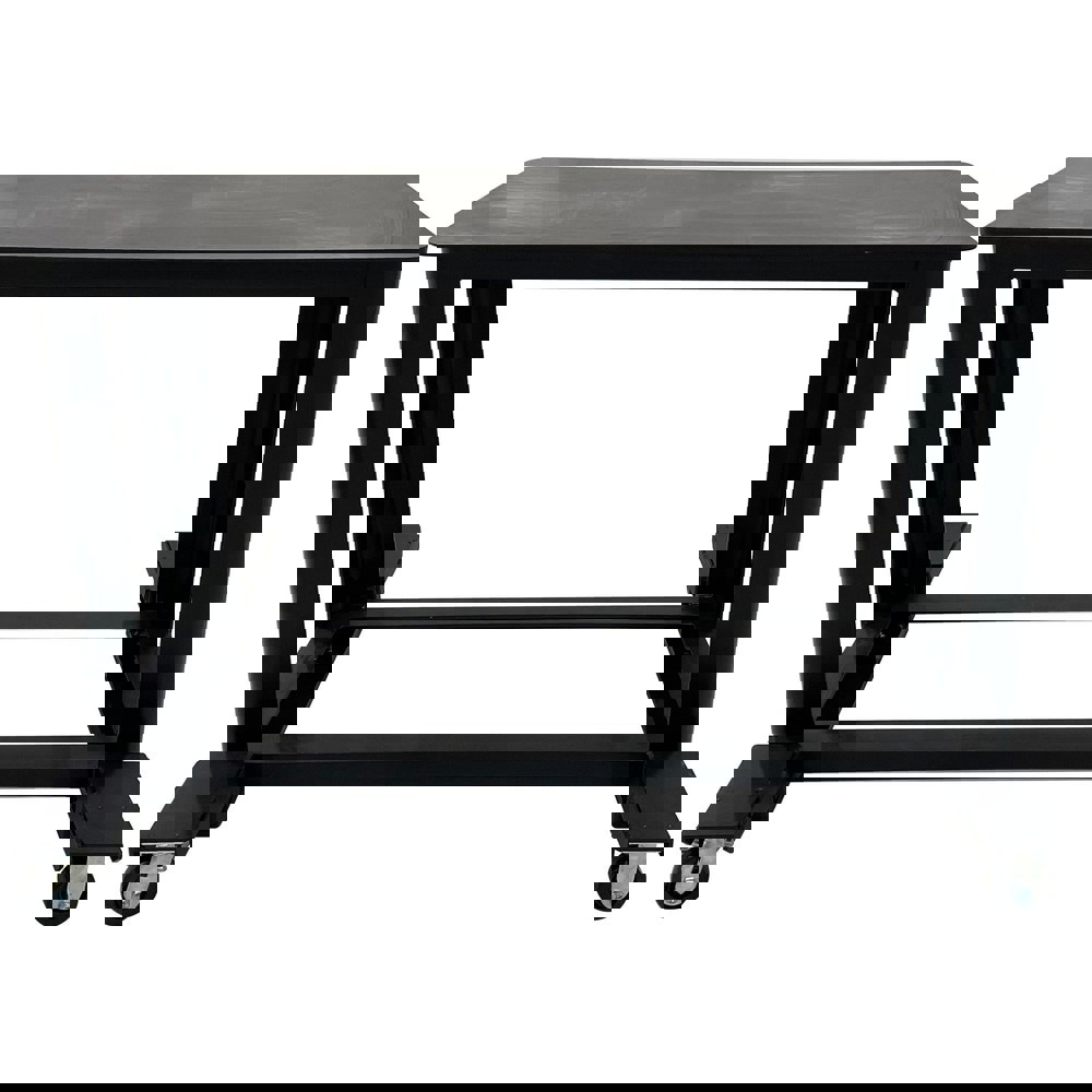 Mobile Work Centers; Center Type: Mobile Workstation ; Load Capacity: 2000 ; Height (Inch): 37 ; Number Of Bins: 0 ; Color: Black ; Overall Depth: 43