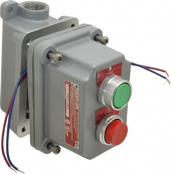 Push-Button Control Station: Momentary, NO/NC, Start & Stop