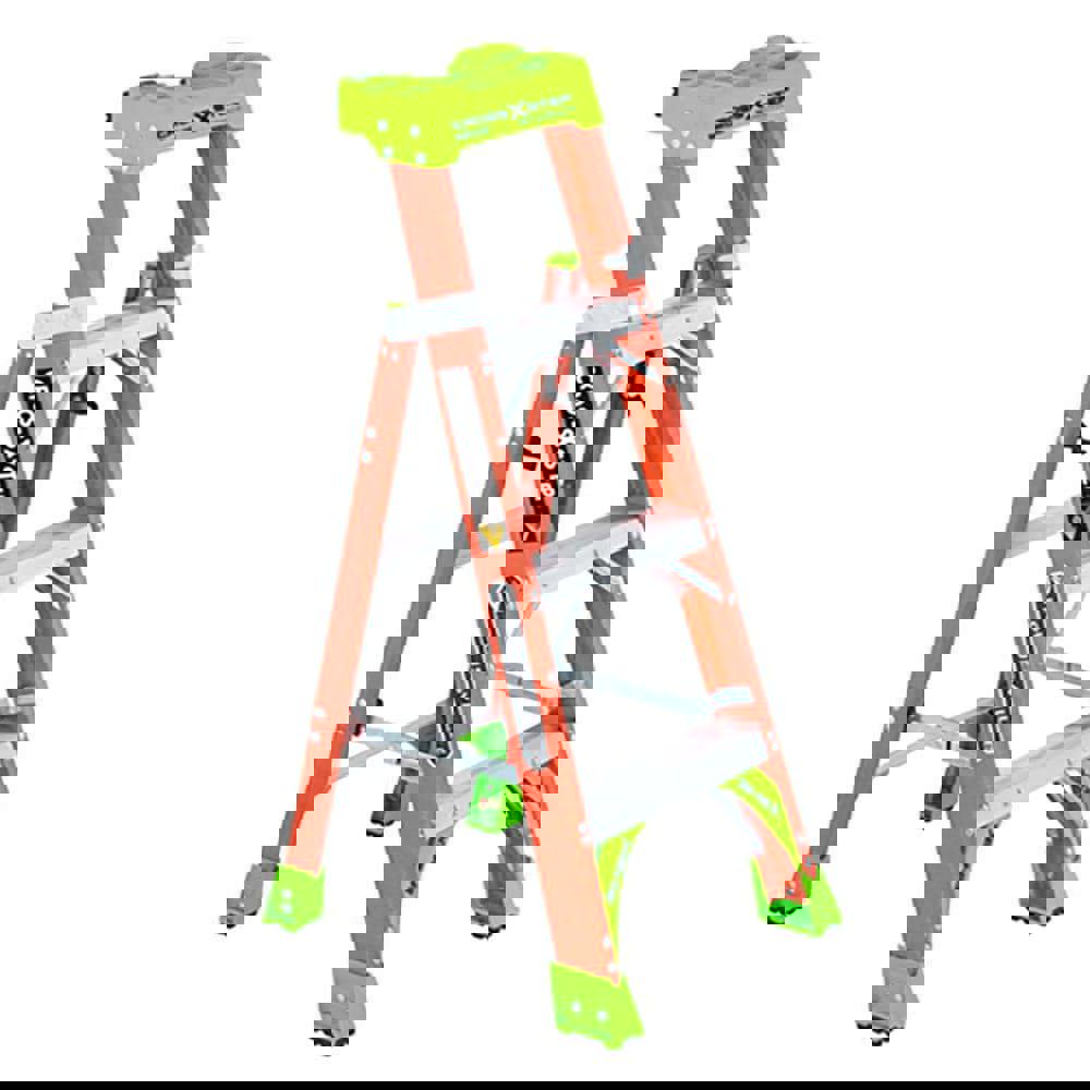 3-Step Fiberglass Step Ladder: Type IA, 4' High