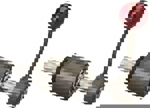 1,490.15 N Capacity, M5 Plunger, 8mm Plunger Diam, Through Hole Mt, One Hand, Hand Wheel Actuation, Variable Stroke Straight Line Action Clamp