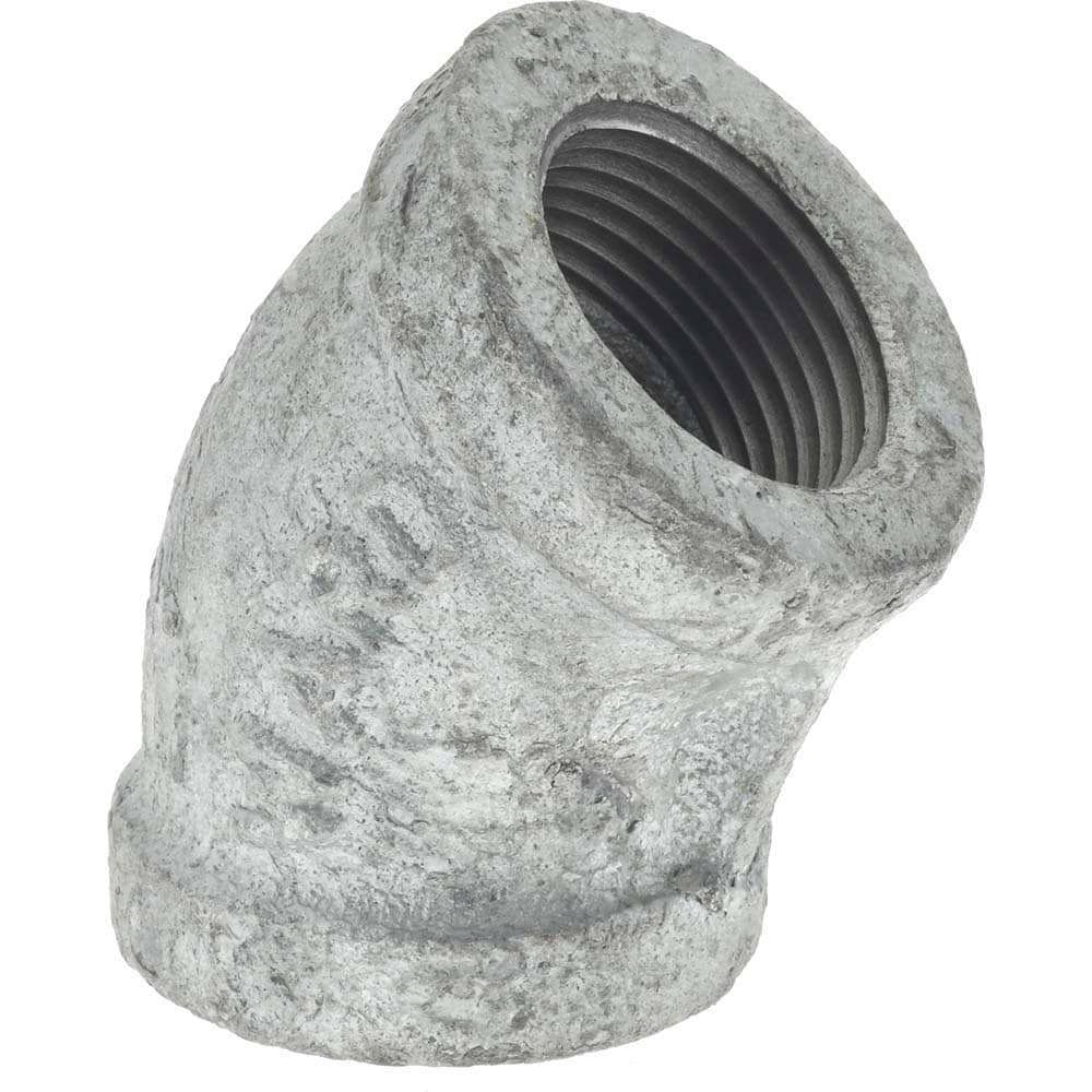 Malleable Iron Pipe 45 &deg; Elbow: 3/4